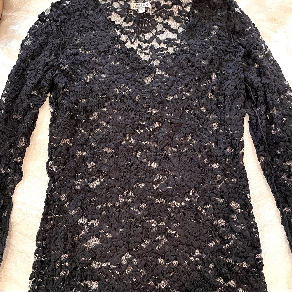 Baxis and Baxis lace shirt